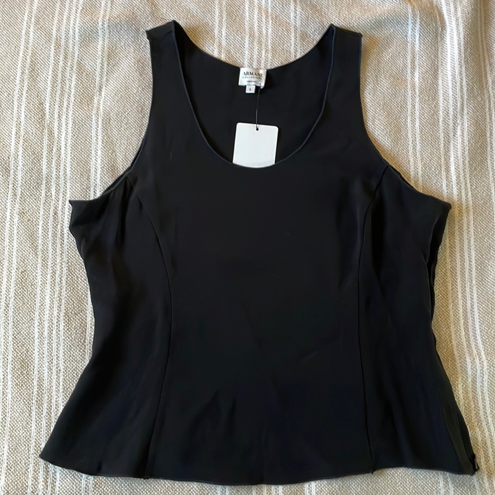 Vintage Armani black tank size 8 / medium